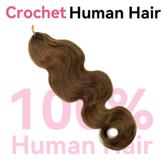 #4 Body Wave Miracle Knots Crochet Human Hair Extensions CVOHAIR
