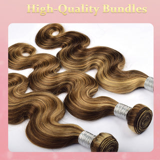 #4/27 Body Wave 10A 100% Human Hair Bundles CVOHAIR