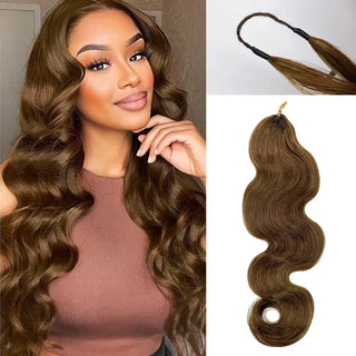 #4 Body Wave Miracle Knots Crochet Human Hair Extensions CVOHAIR
