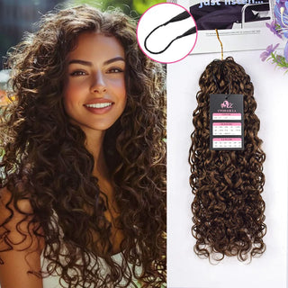 #4 Pixie Curly Crochet Human Hair Extensions CVOHAIR