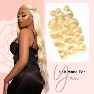#613 Body Wave 10A Human Hair Bundles Virgin Hair 100% Unprocessed Weave Bundles Human Hair Double Weft CVOHAIR