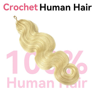 #613 Body Wave Miracle Knots Crochet Human Hair Extensions CVOHAIR