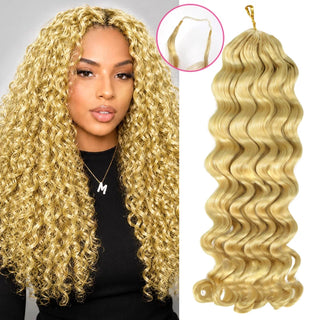 #613 Loose Deep Wave Miracle Knots Crochet Human Hair Extensions CVOHAIR