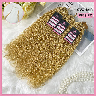 #613 Pixie Curly Crochet Human Hair Extensions CVOHAIR