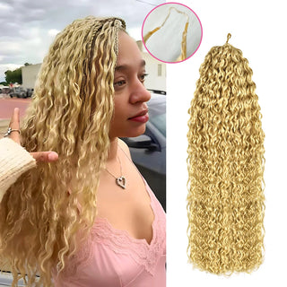 #613 Pixie Curly Miracle Knots Crochet Human Hair Extensions CVOHAIR