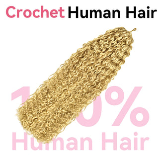 #613 Pixie Curly Crochet Human Hair Extensions CVOHAIR
