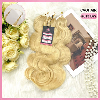 #613 Body Wave Miracle Knots Crochet Human Hair Extensions CVOHAIR