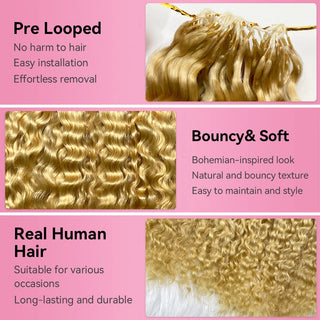 #613 Burmese Curly Crochet Human Hair Extensions CVOHAIR