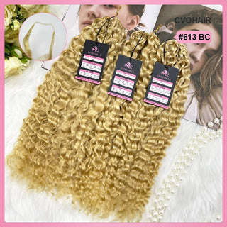 #613 Burmese Curly Crochet Human Hair Extensions CVOHAIR