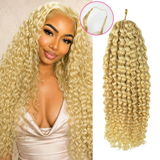 #613 Deep Curly Miracle Knots Crochet Human Hair Extensions CVOHAIR