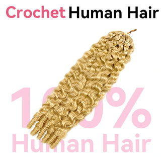 #613 France Curly Miracle Knots Crochet Human Hair Extensions CVOHAIR