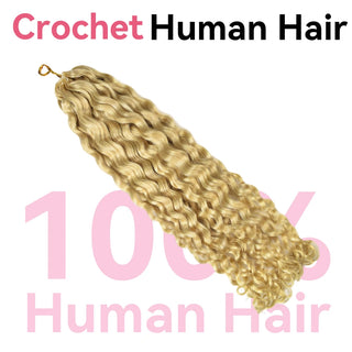 #613 Italian Curly Miracle Knots Crochet Human Hair Extensions CVOHAIR