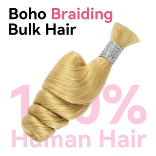 #613 Loose Wave Bulk Human Hair For Braiding CVOHAIR