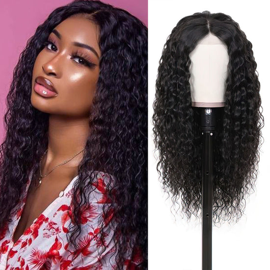 #1B Italian Curly HD Lace Front Wigs Human Hair 200% Density Transparent Lace Frontal Wigs Pre Plucked With Baby Hair CVOHAIR