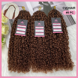 #8 Pixie Curly 100% Human Hair Hair Extensions CVOHAIR