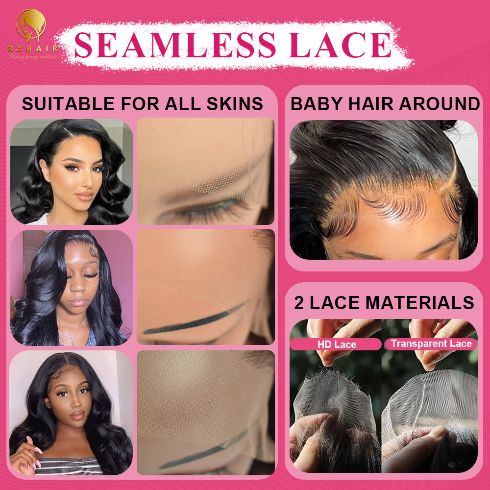 CVOHAIR Deep Curly HD Lace Front Wigs Human Hair 200% Density Transparent Lace Frontal Wigs Pre Plucked With Baby Hair