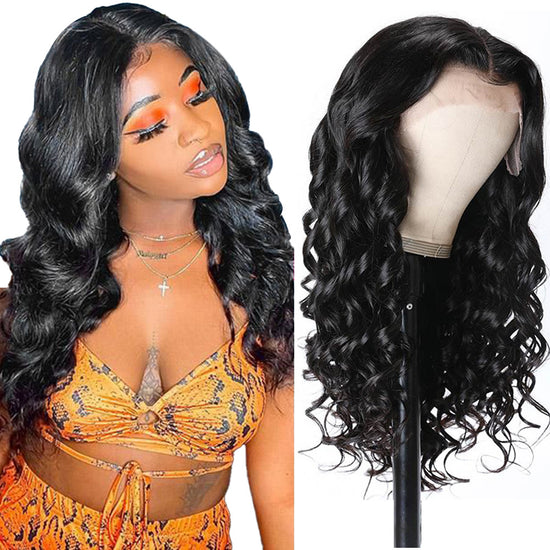 #1 Loose Wave HD Lace Front Wigs Human Hair 200% Density Transparent Lace Frontal Wigs Pre Plucked With Baby Hair CVOHAIR