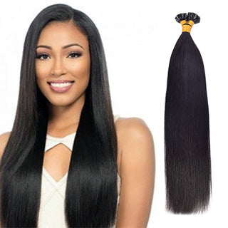 Straight U-Tip Hair Extensions Free Shipping 100% Real Human Hair 100g CVOHAIR