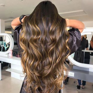 T1BP4/27 Super Double Drawn Loose Wave Luxury Wig With Baby Hair CVOHAIR