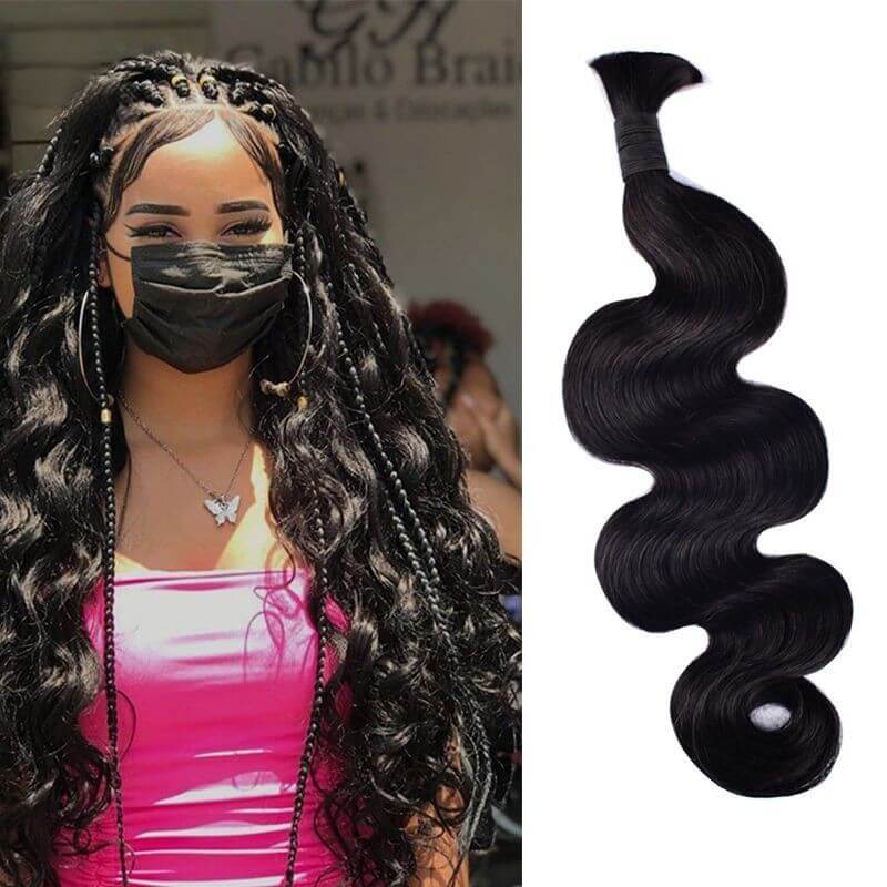 body wave braiding hair bulk