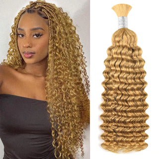 #27 Deep Wave Human Hair Boho Braid Styles CVOHAIR