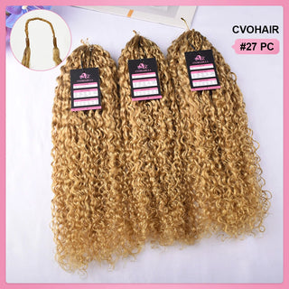 #27 Pixie Curly 100% Human Hair Hair Extensions CVOHAIR