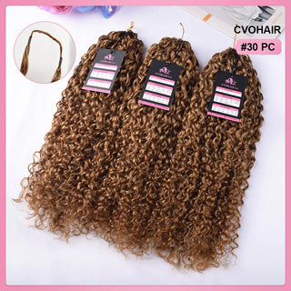 #30 Pixie Curly 100% Human Hair Hair Extensions CVOHAIR