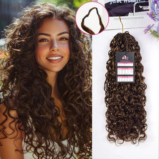 #4 Pixie Curly Crochet Human Hair Extensions CVOHAIR