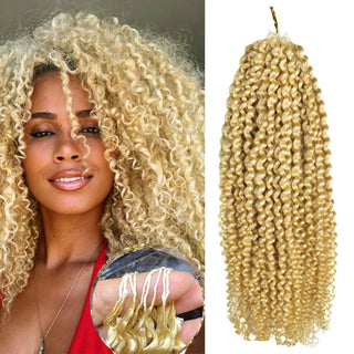 #613 Kinky Curly Crochet Human Hair Extensions CVOHAIR