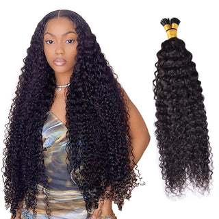 Deep Curly I Tip Free Shipping Hair Extensions 100% Real Human Hair 100g CVOHAIR