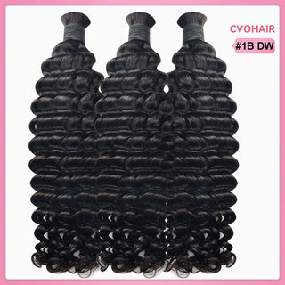 Deep Wave Best Human Hair For Braiding CVOHAIR