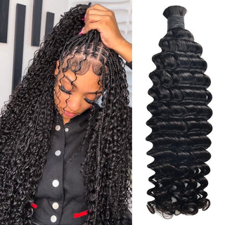 Deep Wave Best Human Hair For Braiding CVOHAIR