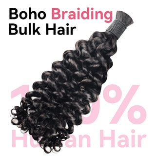 Best Human Hair For Boho Braids Deep Curly CVOHAIR