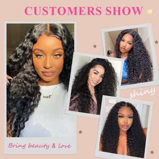 Italian Curly #1B HD Lace Closure  Human Hair Cvohair