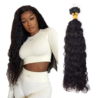 Natural Black Italian Curly Free Shipping Mirco Ring Hair Extension 100% Real Human Hair CVOHAIR