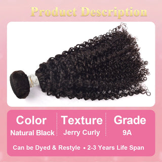 #1B Jerry Curly Human Hair Bundles Brazilian Virgin Weave Hair CVOHAIR 是WEBP格式
