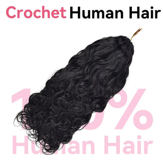 Water Wave Miracle Knots Crochet Human Hair Extensions CVOHAIR